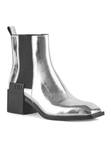 Sztyblety United Nude skórzane szare