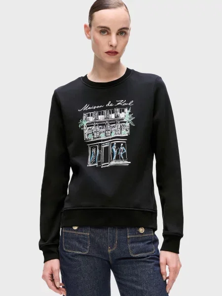 Світшот Karl Lagerfeld чорний