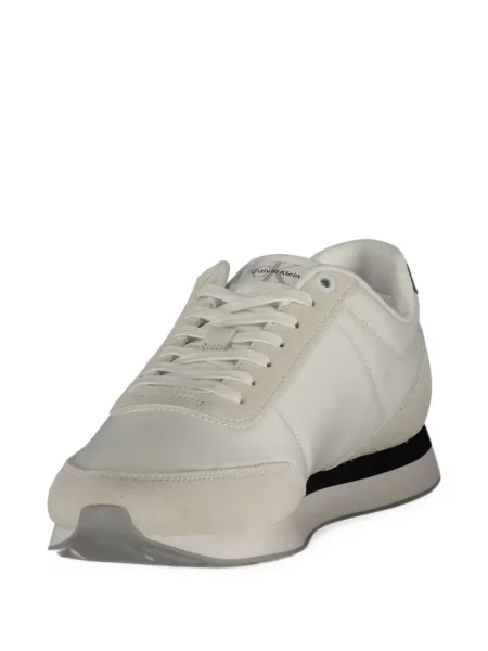 Sneakerși Calvin Klein cu imagine alb