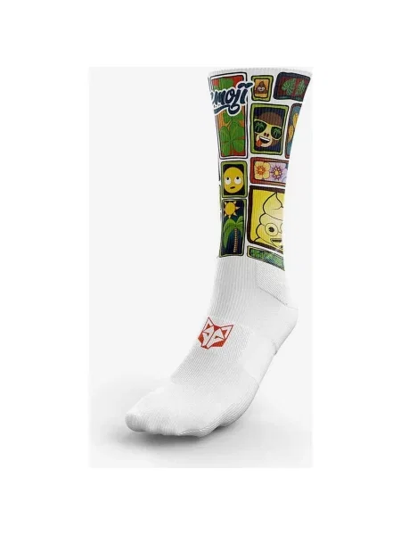 Skarpety Otso Emoji Classic czarno-białe XS-S białe