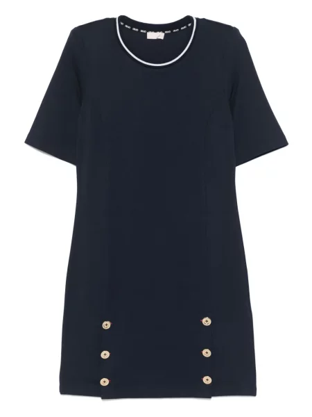 Rochie mini Liu Jo din jerseu de costum albastru