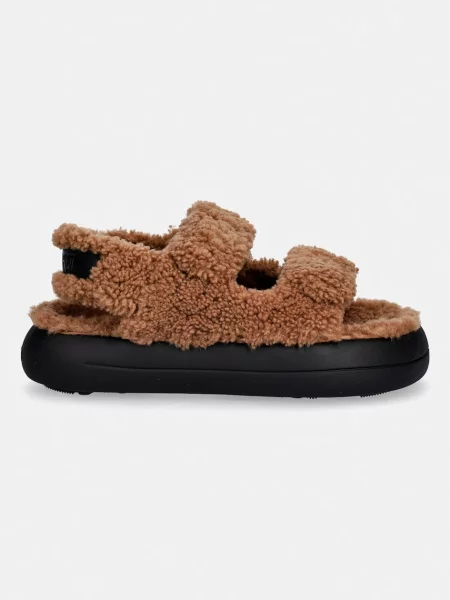 Moon Boot sandały MB SHEARLING SANDAL brązowe