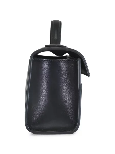 Top Savette din piele negru