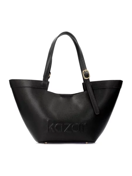 Torebka skórzana Kazar skórzana czarna