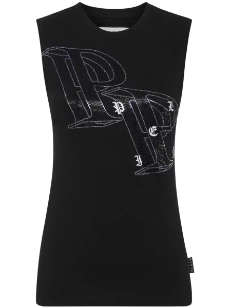 Top Philipp Plein cu imagine negru