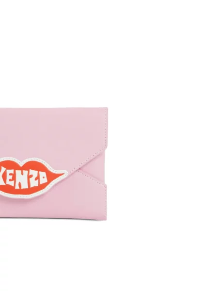 Portofel Kenzo din piele roz