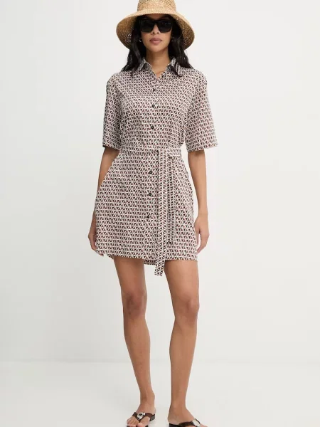 Max Mara Beachwear letné šaty BONITO hnedá