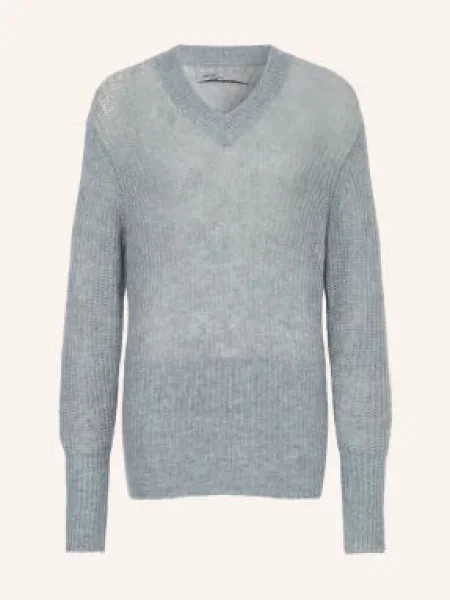 Allsaints Sweter Mabel Z Alpaki blau