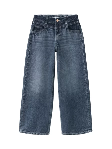 MANGO KIDS Jeans închis albastru