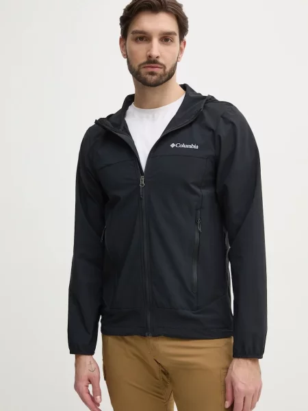 Férfi softshell dzseki Columbia Heather Canyon black. Méret: S fekete