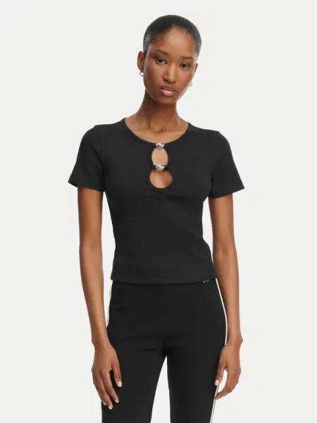 HUGO Tricou Diheart negru