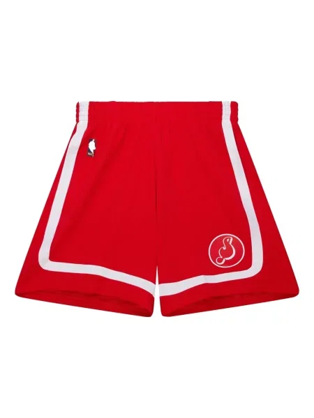 Pantaloni scurți Mitchell & Ness roșu