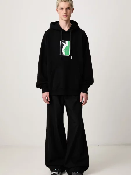 Свитер Off-white с капюшоном белый