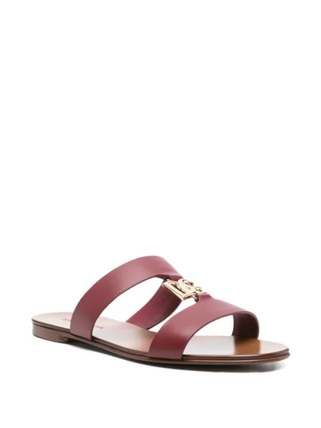 Sandale Dolce & Gabbana din piele roșu