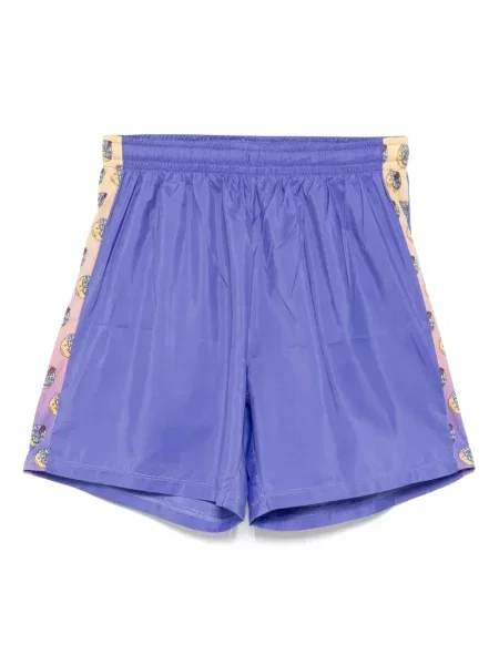 Pantaloni scurți Sky High Farm cu dungi violet