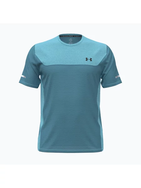 Tricou de antrenament pentru bărbați Under Armour Tech Utility blue haze/black negru