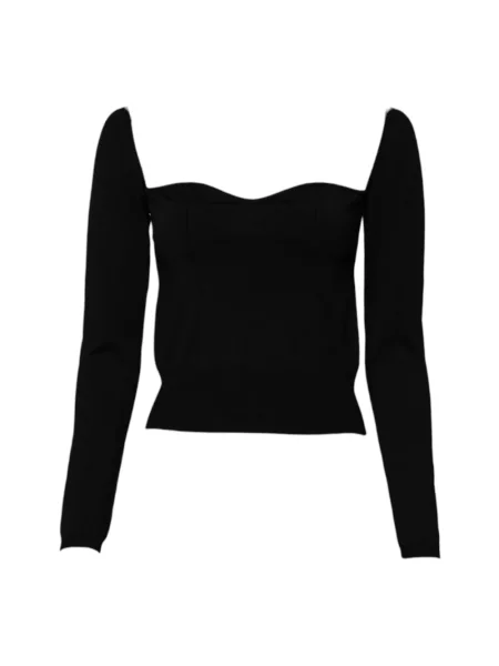 Dzianinowy top Dolce And Gabbana czarny