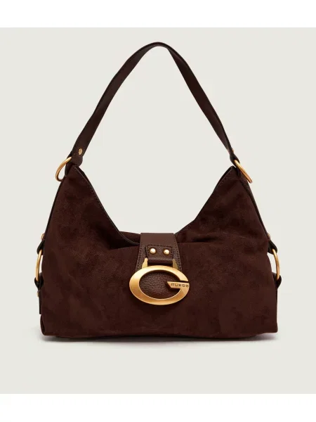 Geanta hobo Guess din piele maro
