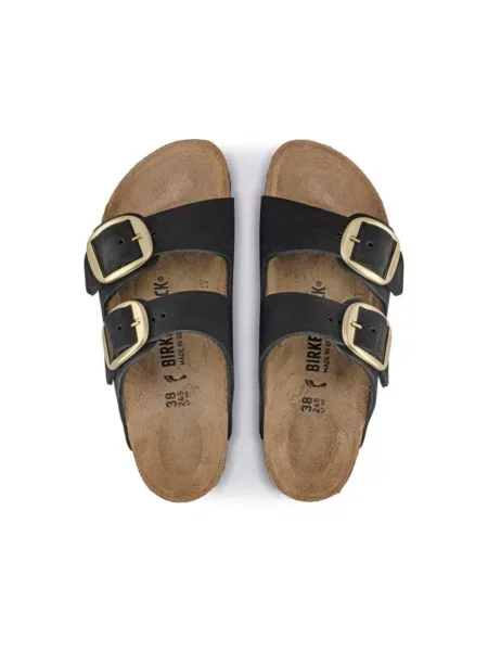 Birkenstock Klapki Arizona Big Buckle czarny