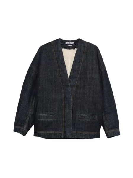 Kurtka Jacquemus niebieska