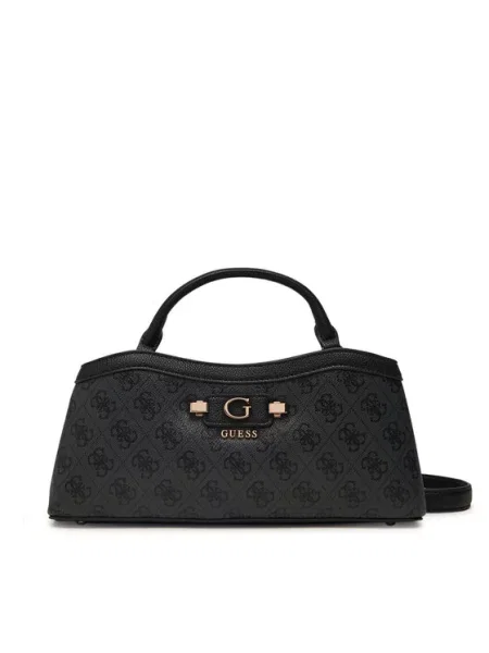 Guess Torebka Lindsey Szary ciemny czarna