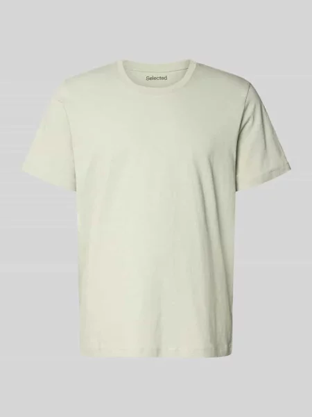 T-shirt z czystej bawełny o kroju regular fit model HASPEN' Selected Homme