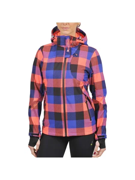 Geacă Peak Mountain softshell albastru