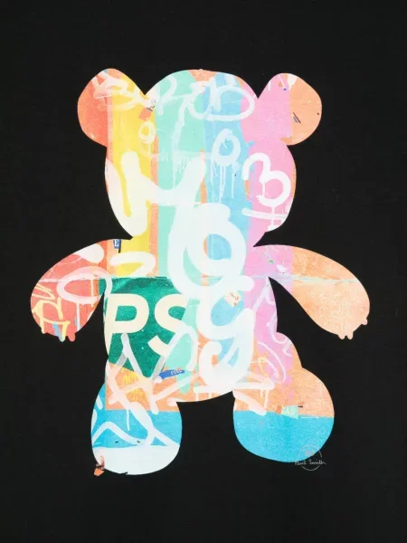 Tricou grafic Ps Paul Smith cu imagine negru