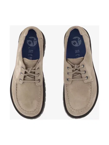 Półbuty Birkenstock zamszowe beżowe