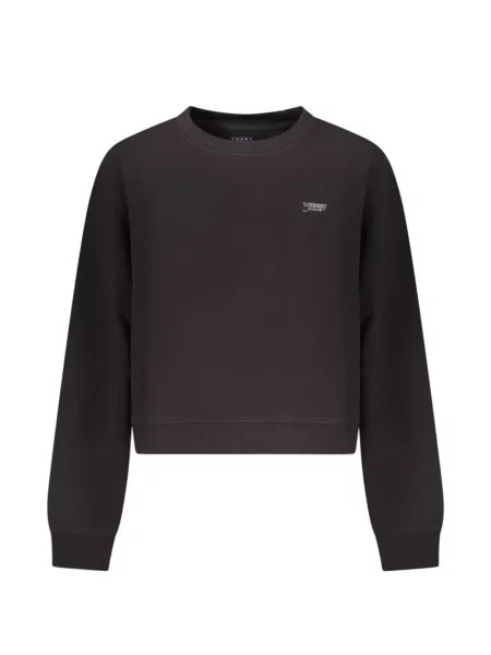 Hanorac Tommy Jeans cu autograf negru