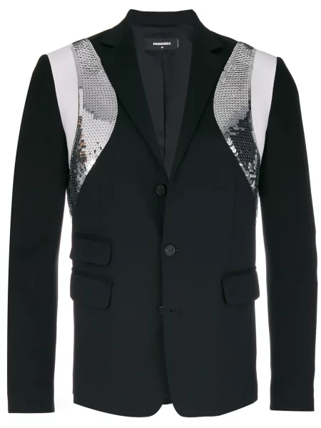 Sacou Dsquared2 cu paiete negru