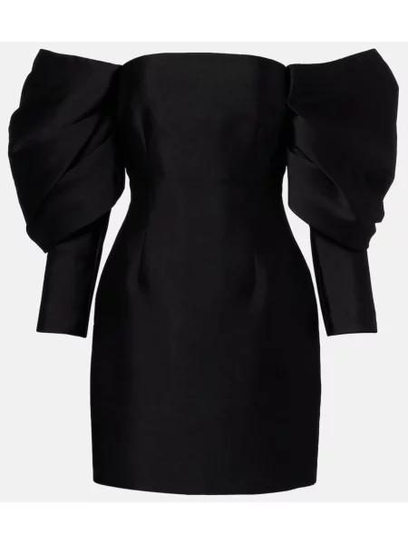Rochie Solace London din satin negru