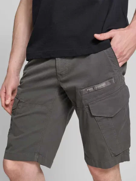 Bermudy cargo o kroju tapered fit z z patką model Nordrop' Pme Legend
