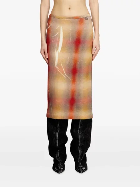 Fustă Diesel în carouri