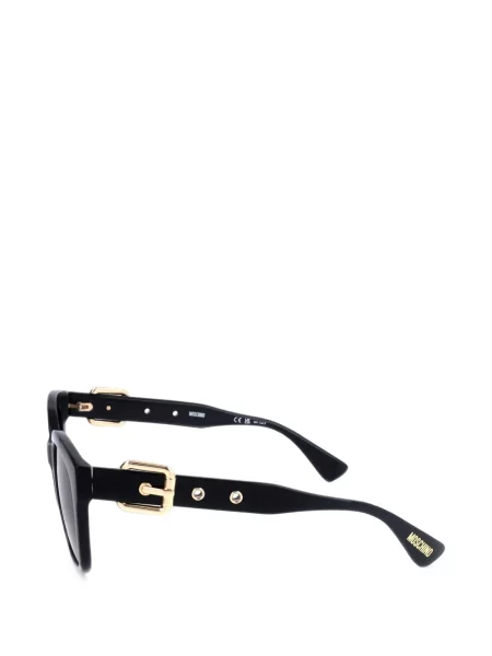 Ochelari de soare Moschino cu cataramă negru