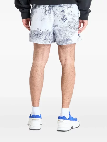 Top sport Nike din fleece plisat fără mâneci alb