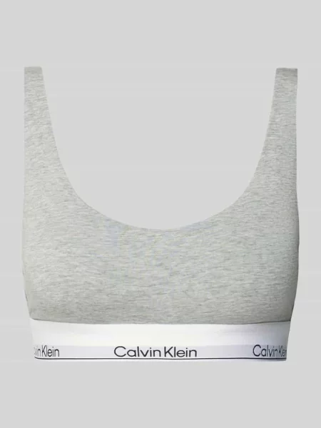 Biustonosz typu bralette z wyhaftowanym logo Calvin Klein Underwear