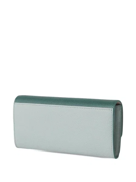 Кожено портмоне Furla синьо