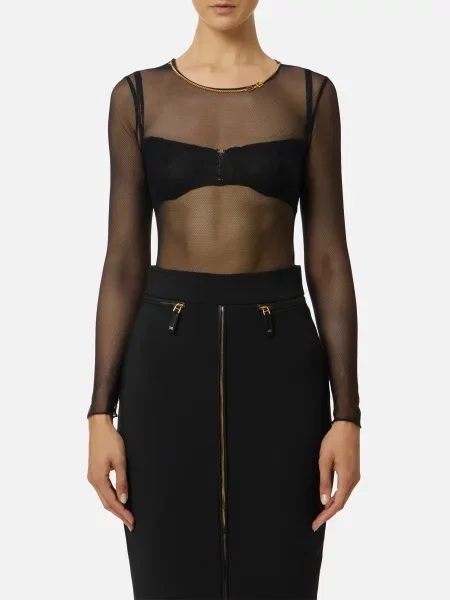 Боди Elisabetta Franchi черное