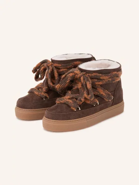 Inuikii Boots Classic Low tmavě hnědá