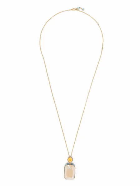 Křišťálový náhrdelník Swarovski zlatý