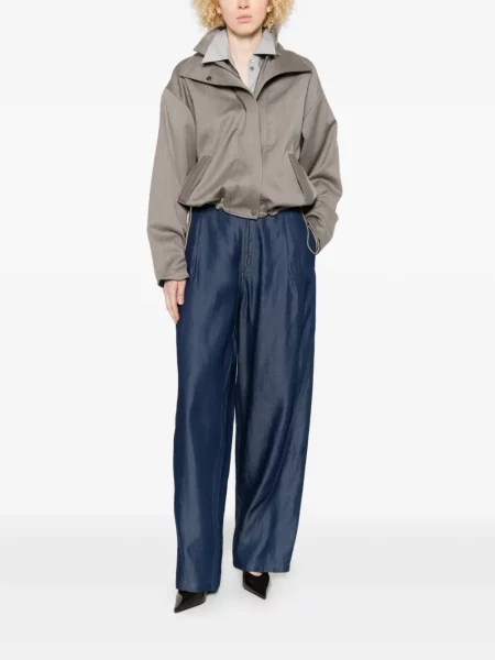 Pantaloni Darkpark plisate albastru