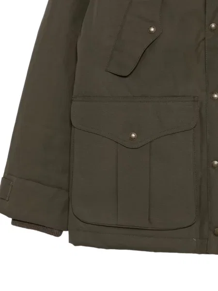Palton Filson cu glugă verde