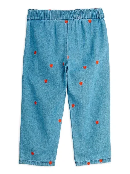 Mini Rodini Дитячі джинси Mini hearts