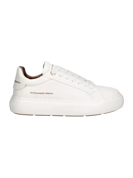 Sneakersy Alexander Smith skórzane białe