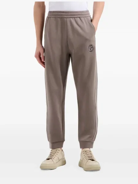 Pantaloni Giorgio Armani cu broderie cu dungi alergare