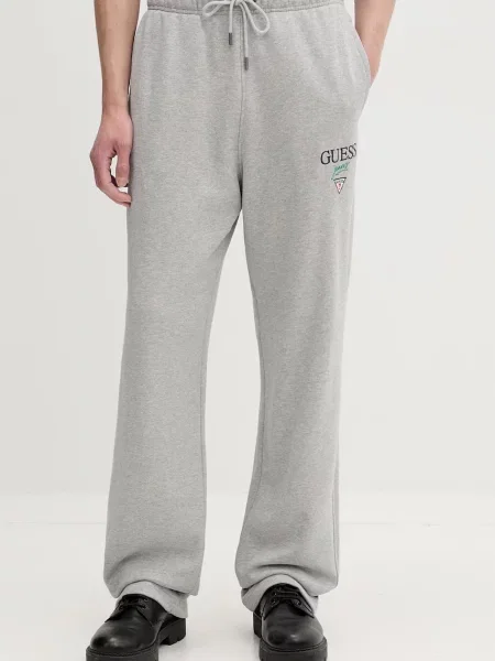 Guess Jeans pantaloni de trening pentru bărbați din gri