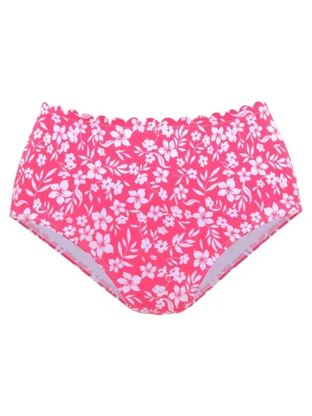 VIVANCE Bikini hlačke roza bela