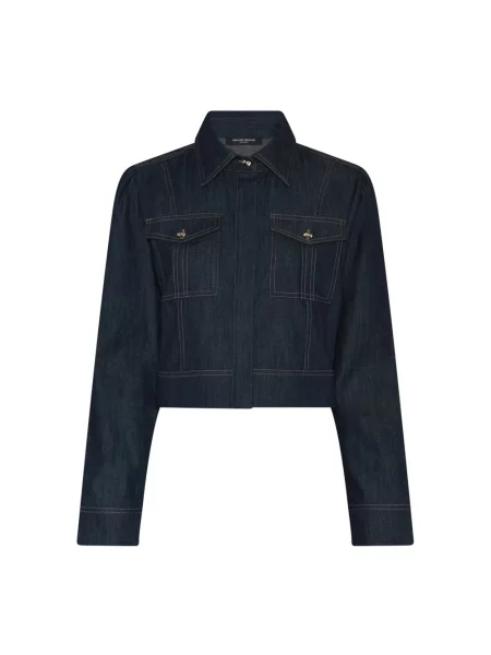 Kurtka jeansowa Bruuns Bazaar niebieska