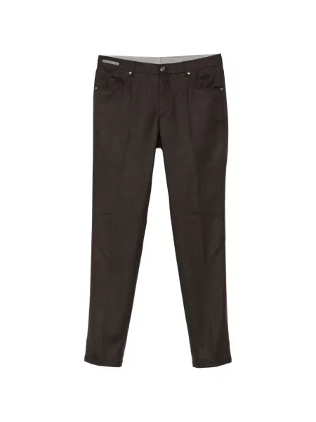 Pantaloni Corneliani cu 5 buzunare maro